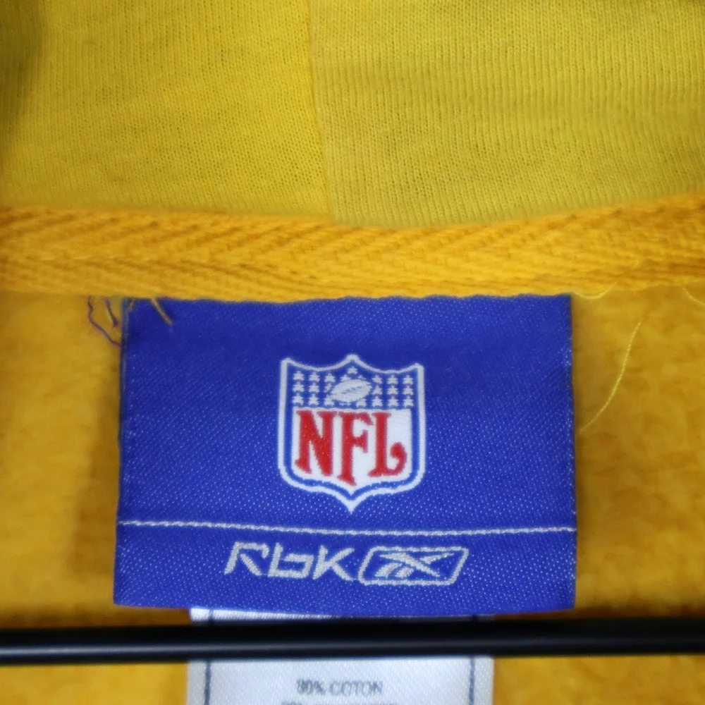 2008 Reebok NFL Minnesota Vikings Hoodie Size XL‎ Gameday Purple Gold